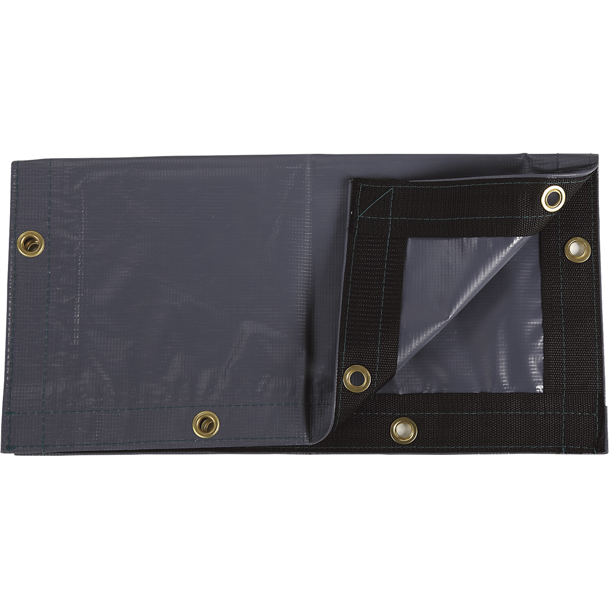 Weather Guard 11.2-Oz. Extreme-Duty PVC Tarp, Charcoal Gray, 12ft. x 24ft.